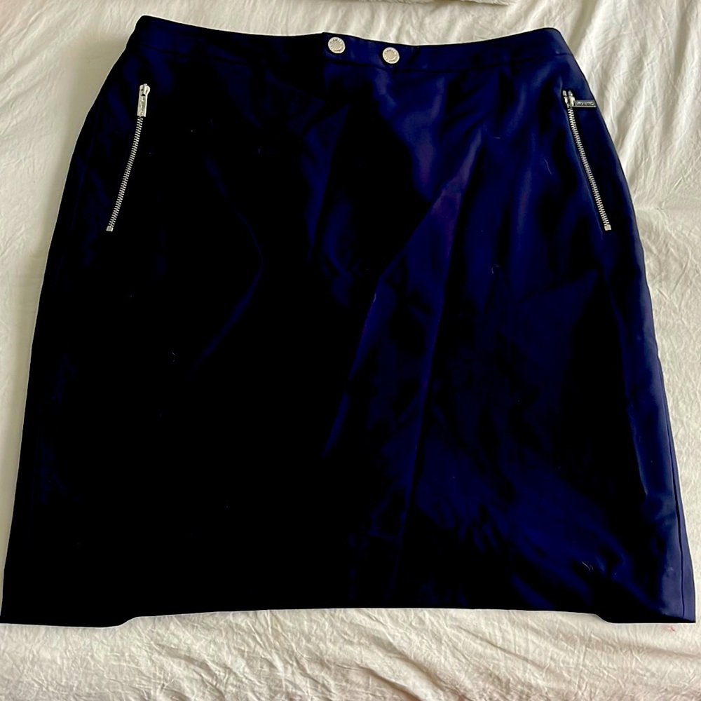 Calvin Klein professional navy blue skirt